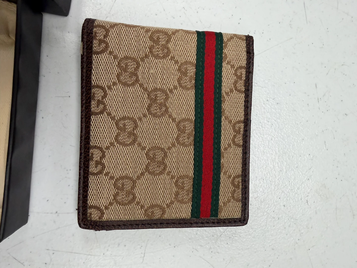 Gucci Monogram Canvas Bi-fold Wallet - photo 3