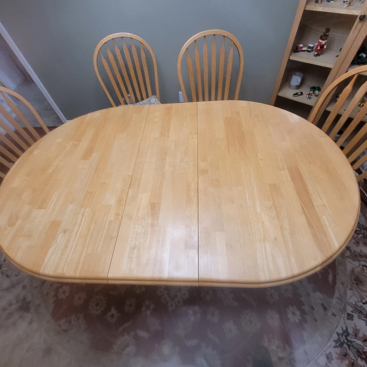 Light Wood Dining Table with 4 Chairs - photo 2