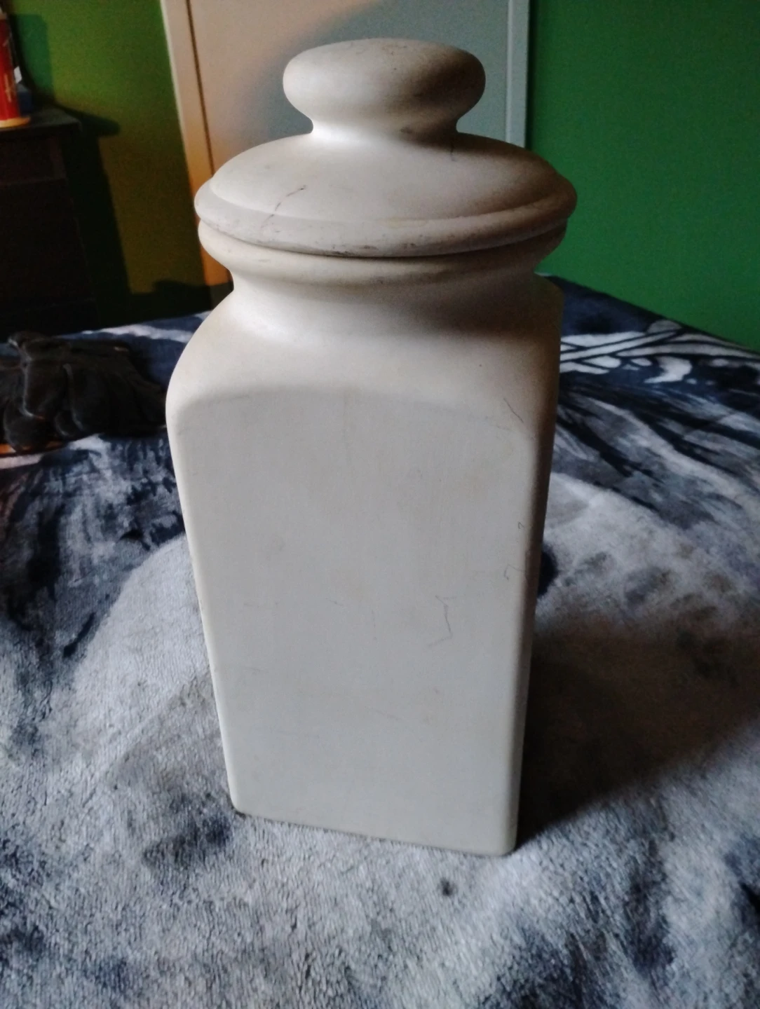 Cookie Jar Ceramic Canister with Lid
