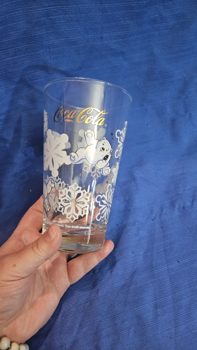 Coca-Cola Polar Bear Glass