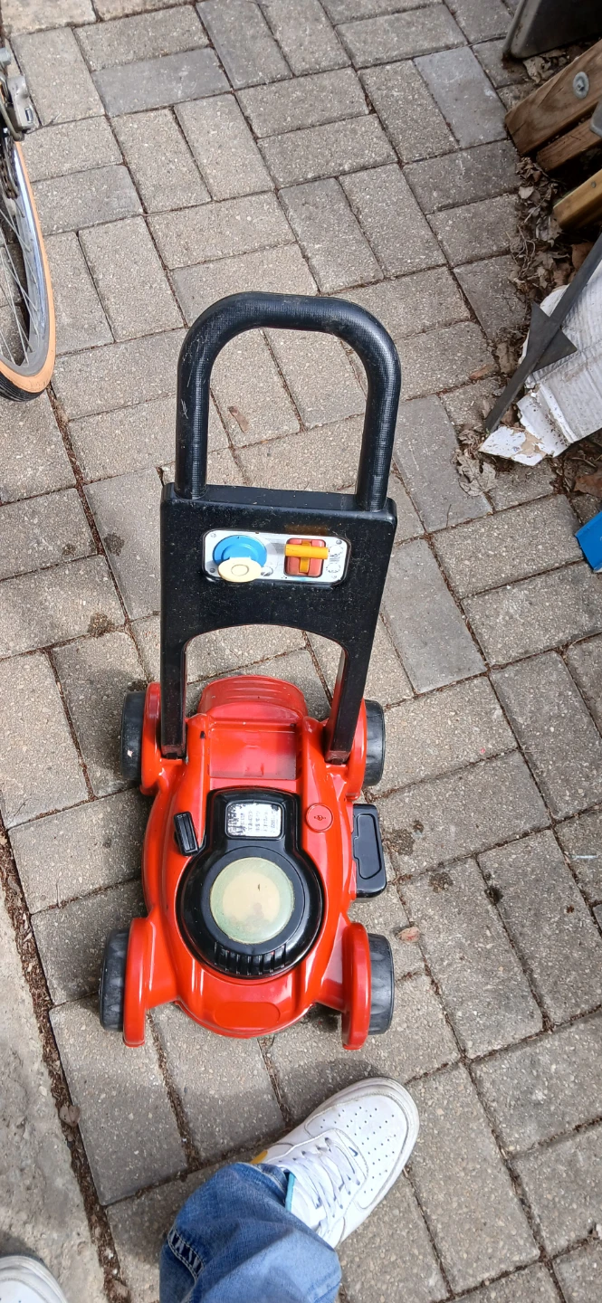Little Tikes Red Push Mower Toy