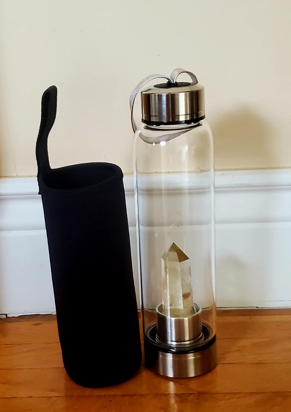 Crystal water bottle