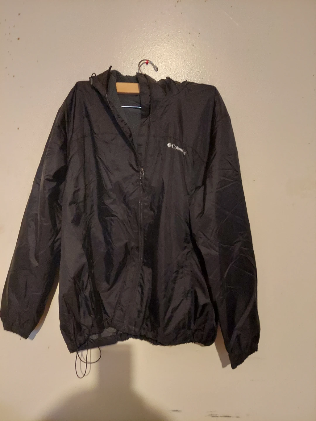 Columbia Black Windbreaker Jacket