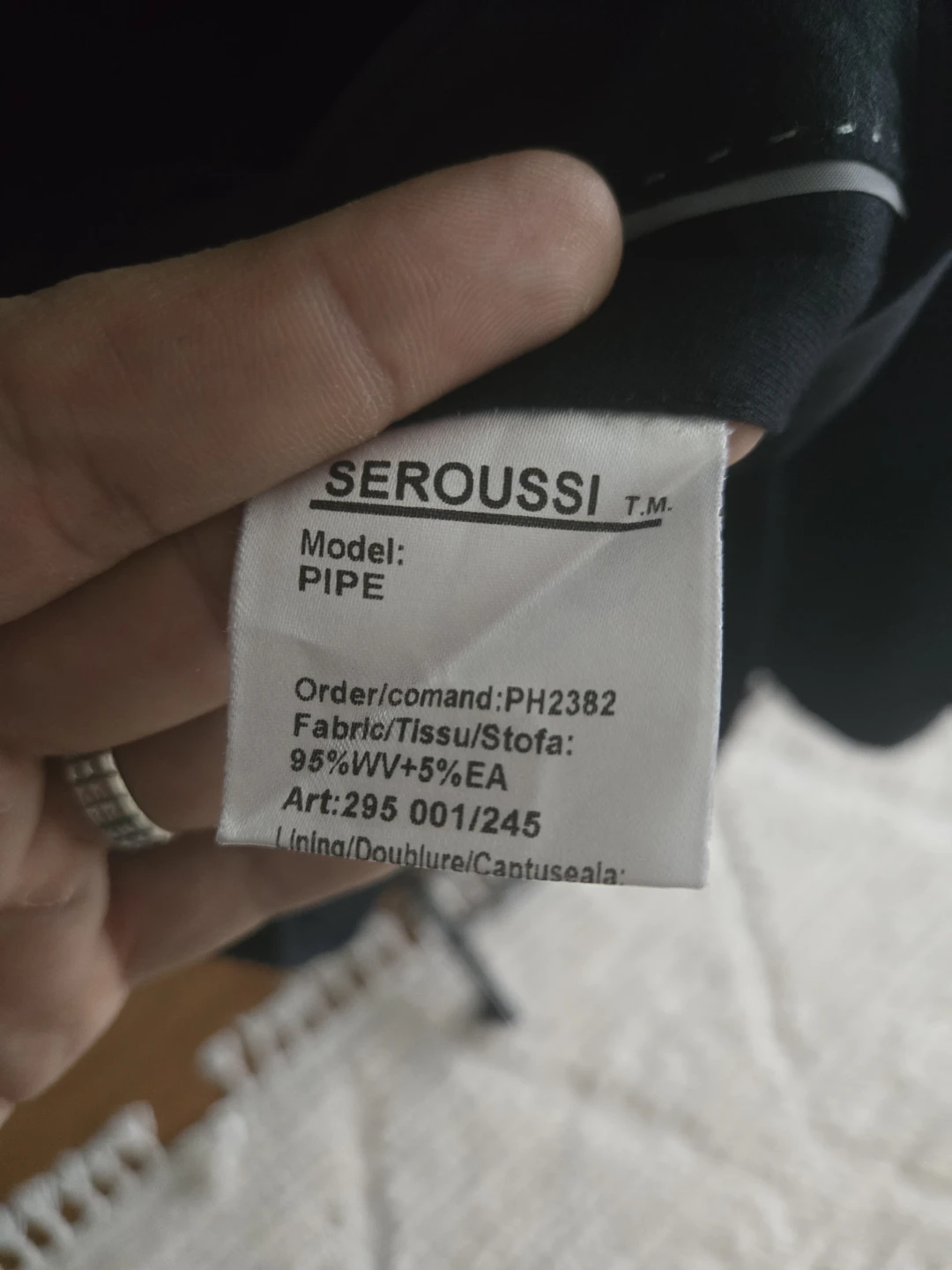 Seroussi Pipe Men's navy suit - photo 5