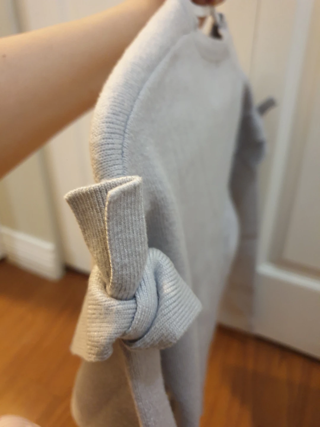🦄ZARA Kids Grey Sweater with Bow Detail🦄 - photo 3