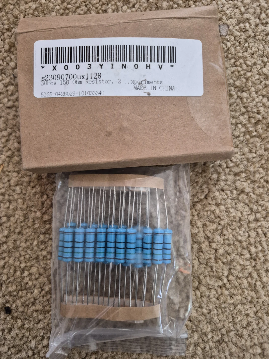 30Pcs 150 Ohm Resistor