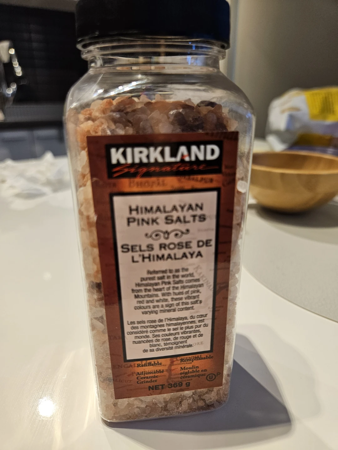 Kirkland Himalayan Pink Salt Grinder 359g - photo 3
