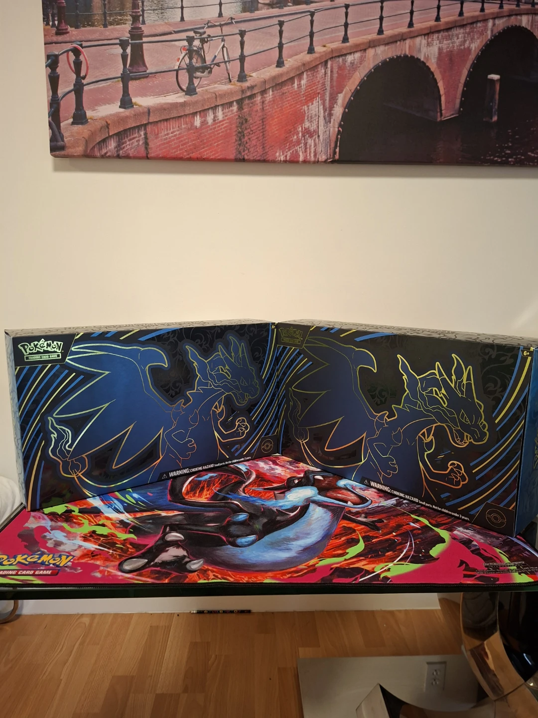 Pokemon Trading Card Game Playmat and Elite Trainer Boxes
