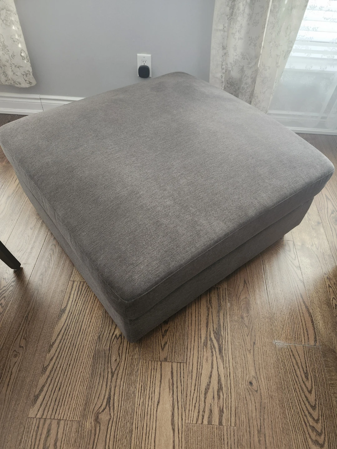 Grey Fabric costco Ottoman