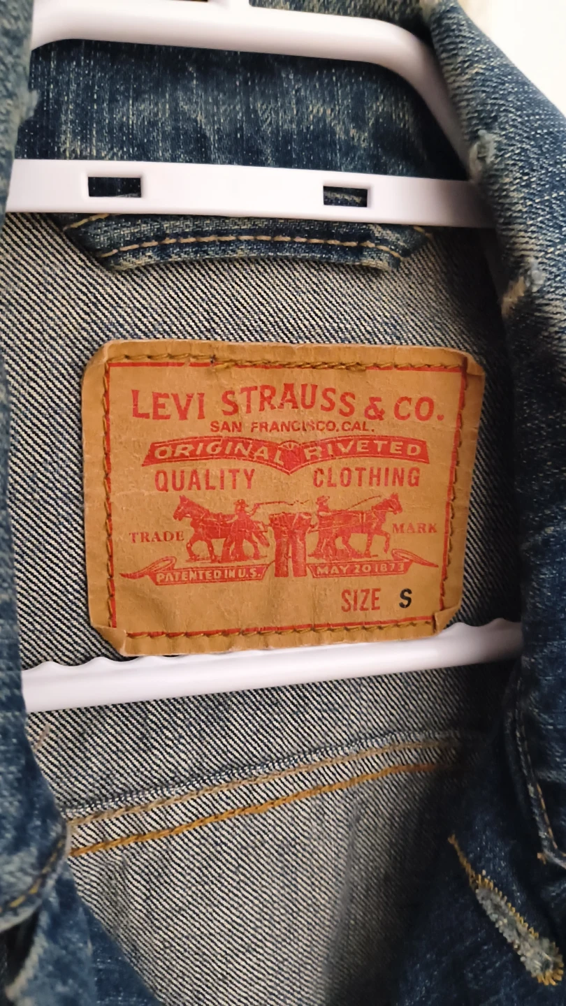 🔥VINTAGE🔥 Levi's Original Denim Jacket Size S - photo 2