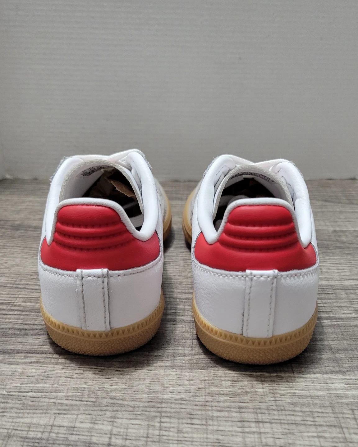 Adidas Samba White Red Sneakers - Size 11K - photo 4