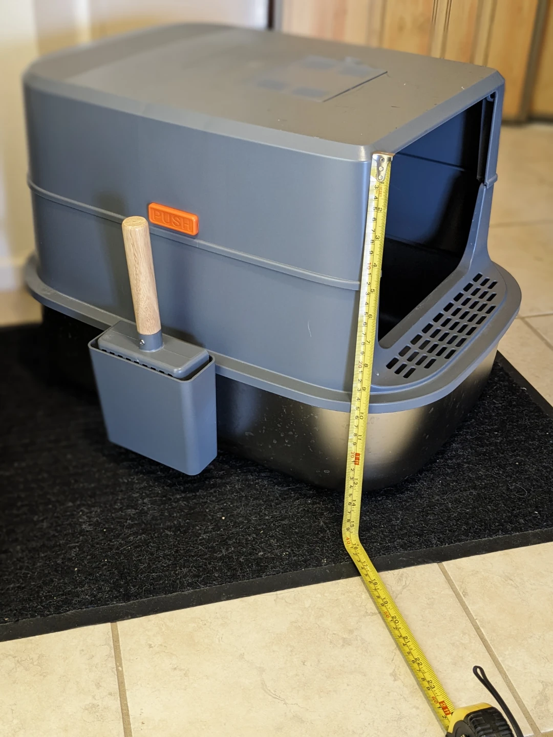 Extra Large Cat Litter Box - Stainless Steel Tray (20L)