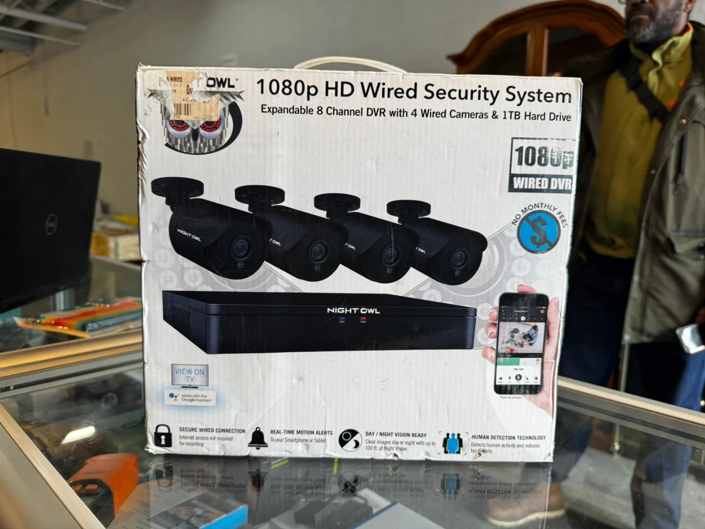Night Owl 1080p HD Security System-4 Cameras,1TB Hard