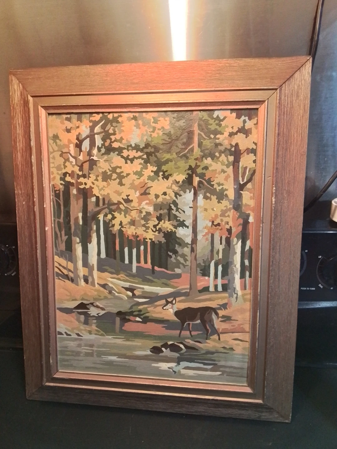 Framed Oil Painting 17x21"