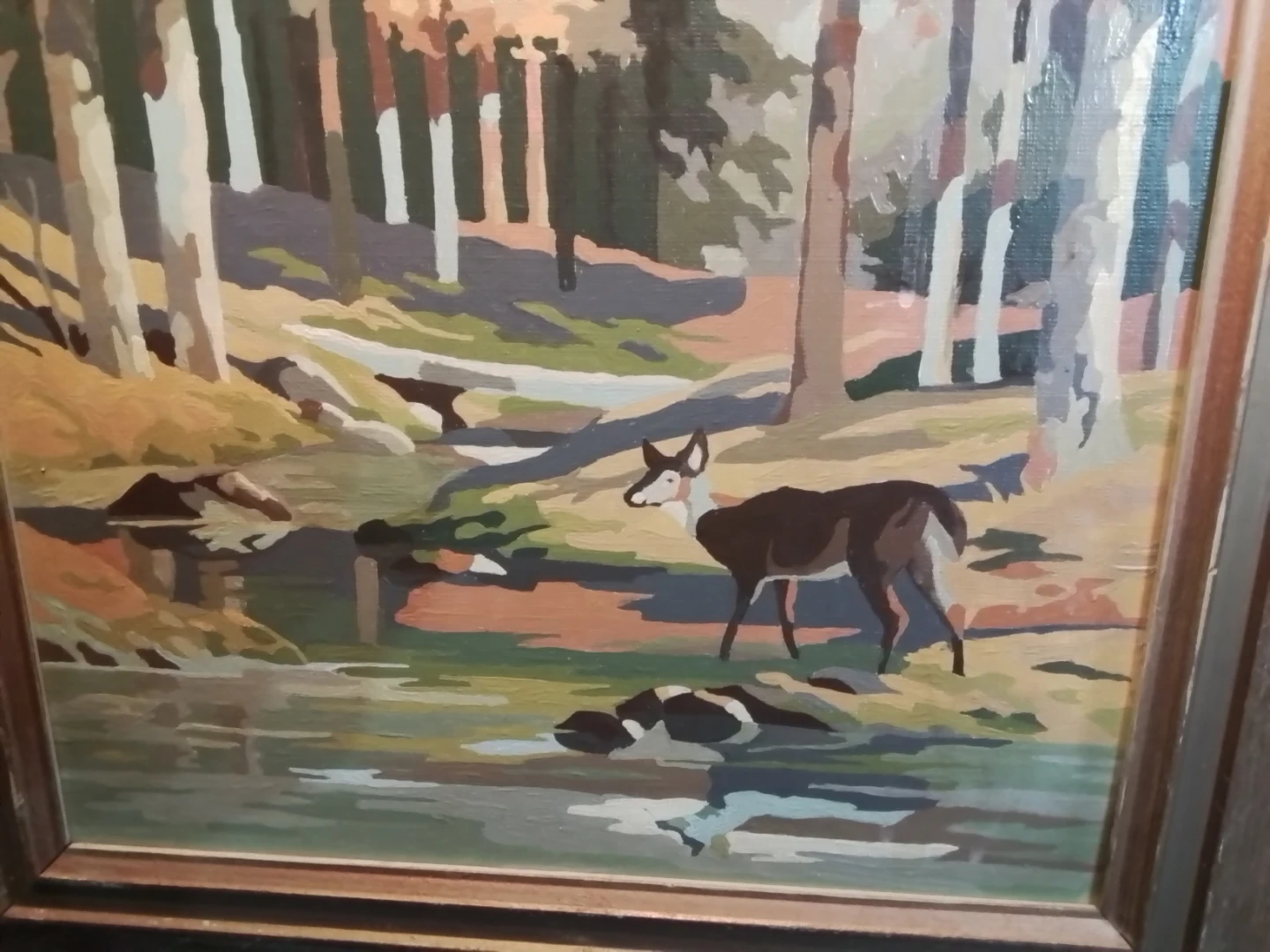 Framed Oil Painting 17x21" - photo 3