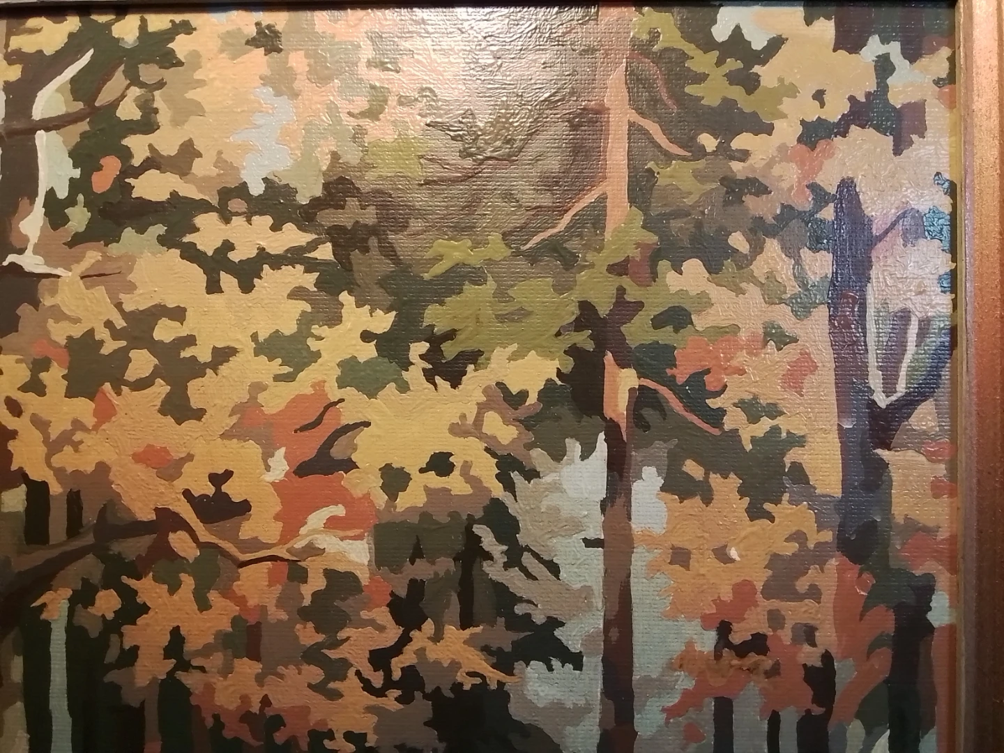 Framed Oil Painting 17x21" - photo 4