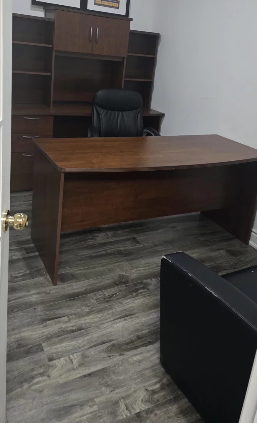 Office Desk with Hutch and table - photo 4