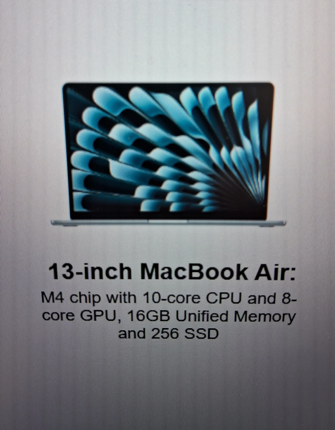 Apple MacBook Air 13-inch M4 Chip 16GB Memory 256GB Storage - photo 3