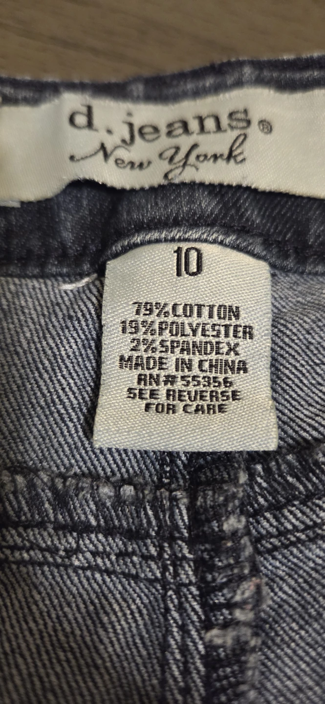 D. Jeans New York Women's Denim Jeans Size 10 - photo 4