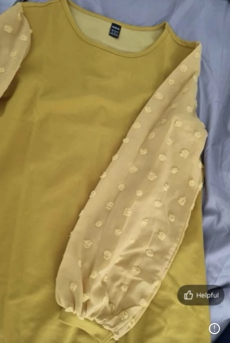 Shein Yellow Textured Sleeve Dress - photo 5