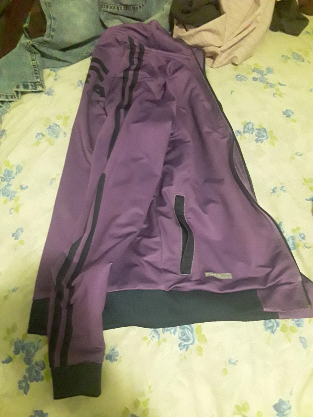 Adidas Track Jacket Medium Purple - photo 5