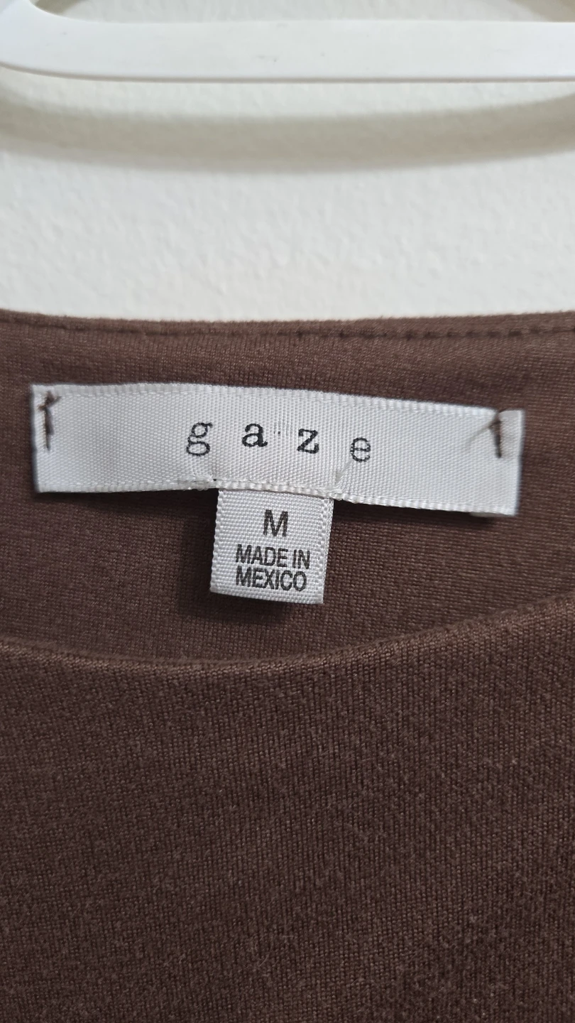 Gaze Women's Brown Sleeveless Bodysuit - Size M - photo 2