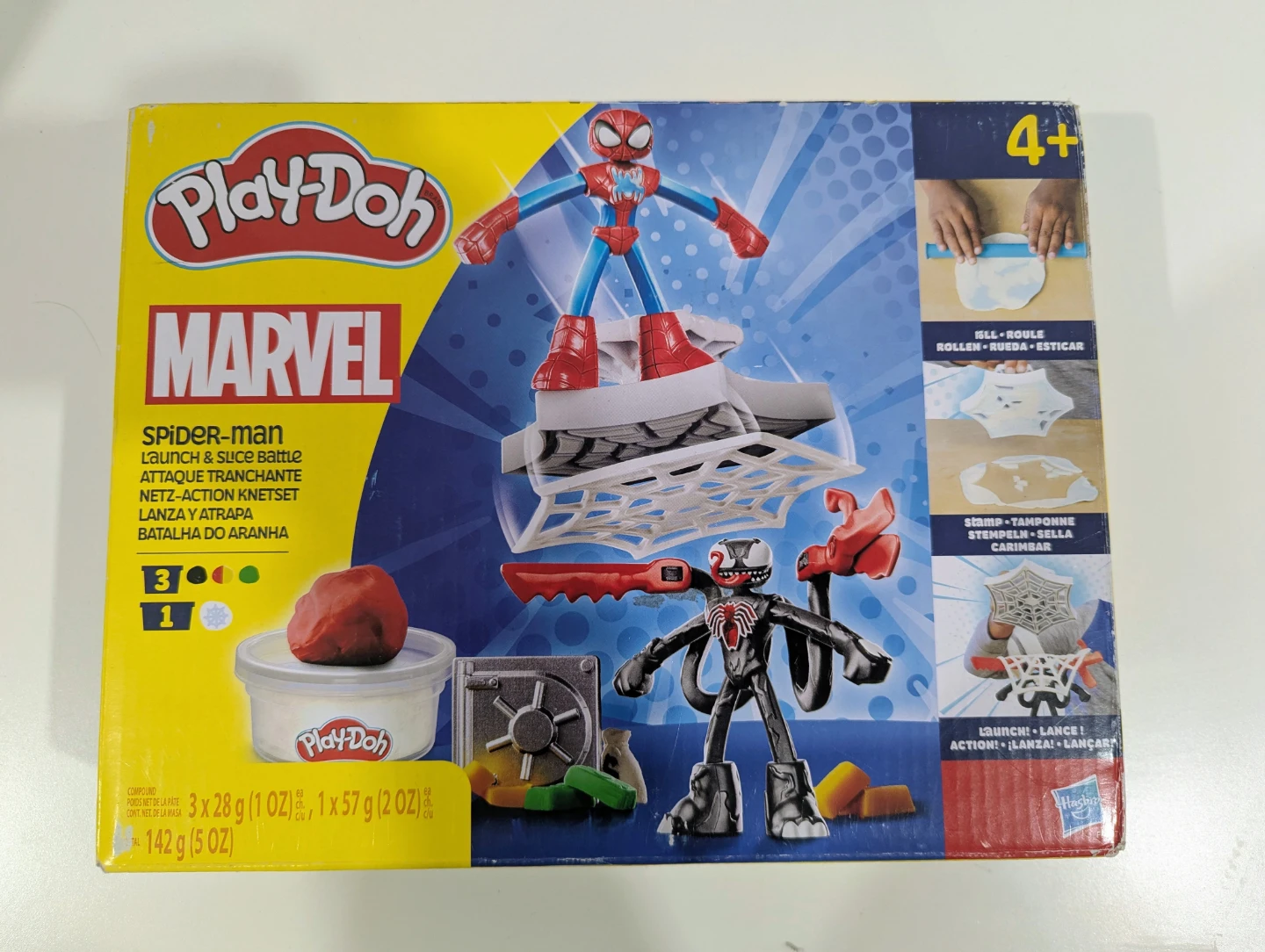 Play-Doh Marvel Spider-Man Launch & Slice Battle Playset - photo 4