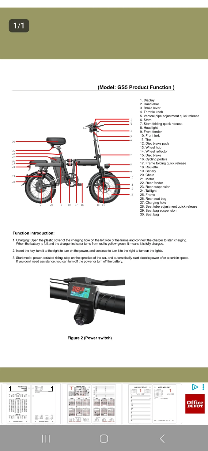 KOALA Electric Folding Bike GS5 - photo 4