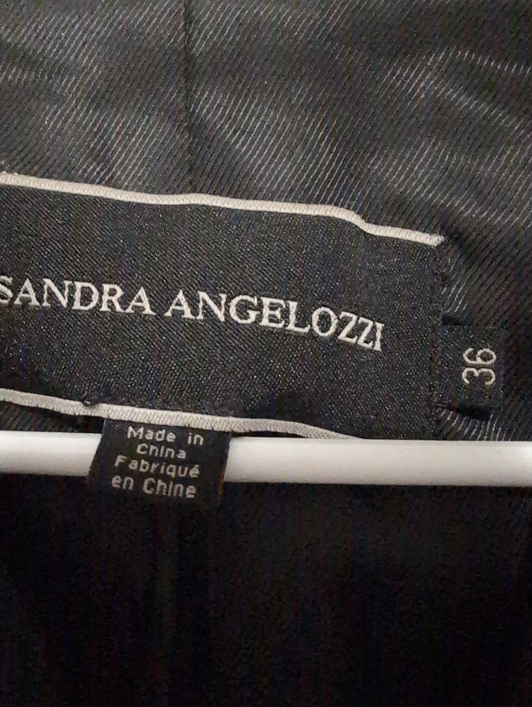 Sandra Angelozzi Black Coat - Size 36 - photo 4