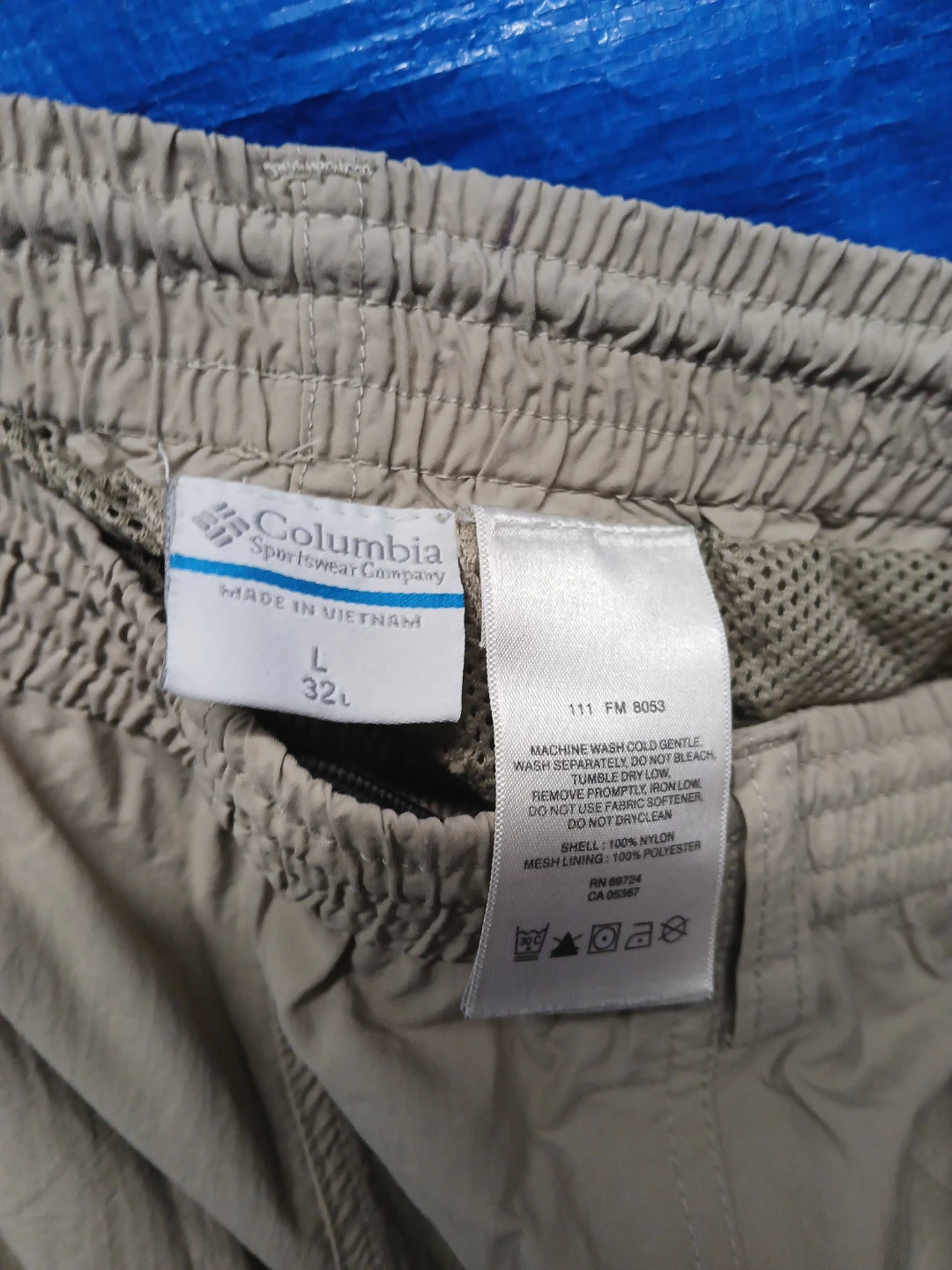 Columbia PFG Convertible Hiking Pants Size L - Beige - photo 4