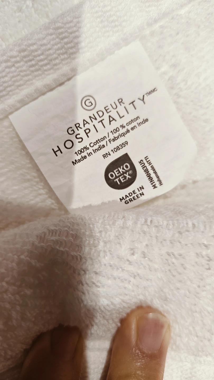 Grandeur Hospitality White Cotton bath Towel - photo 4