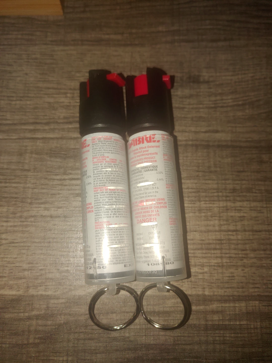 SABRE Pepper Spray Keychain Set