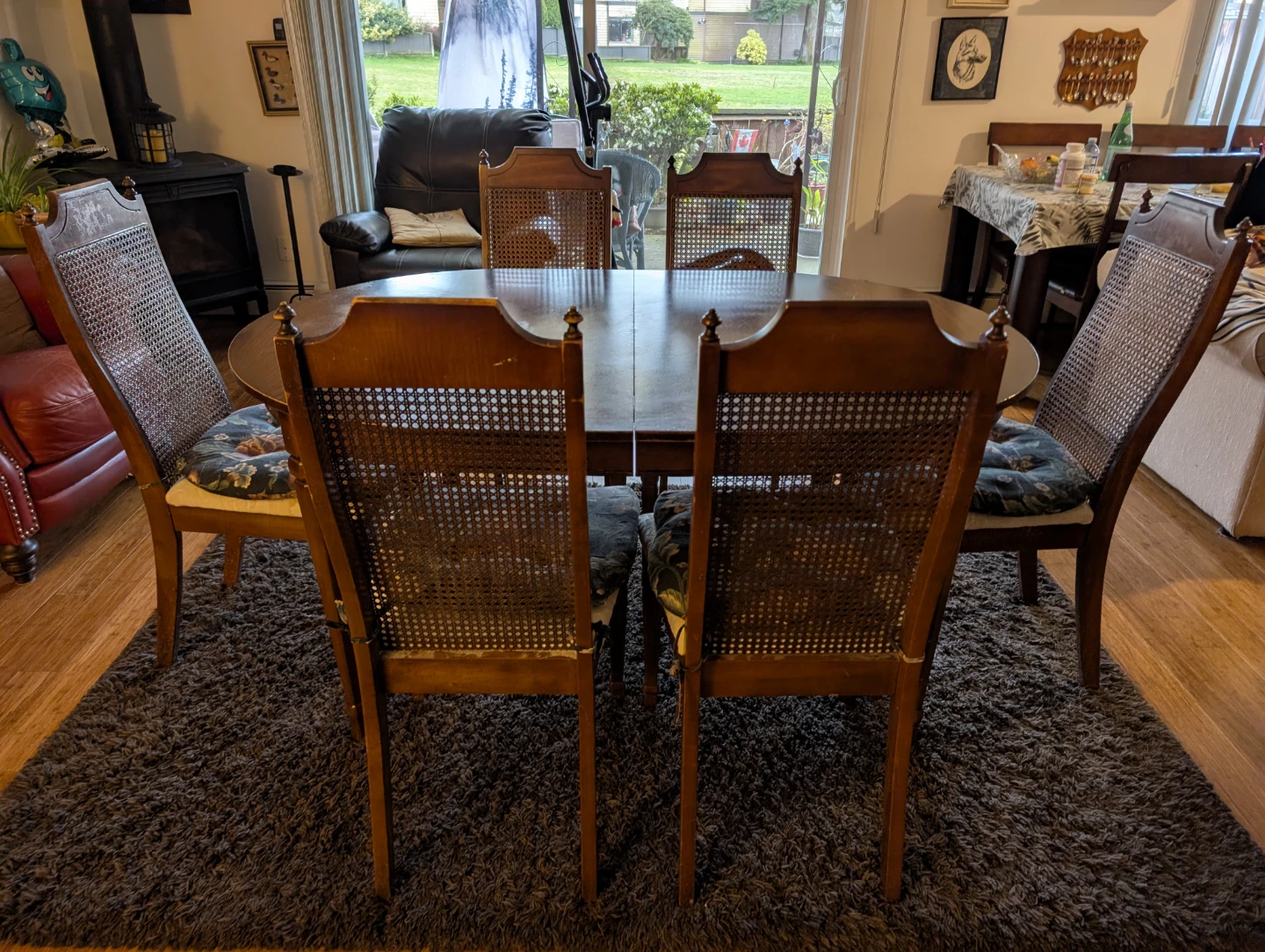 Wooden Dining Table with 4 Chairs - photo 3
