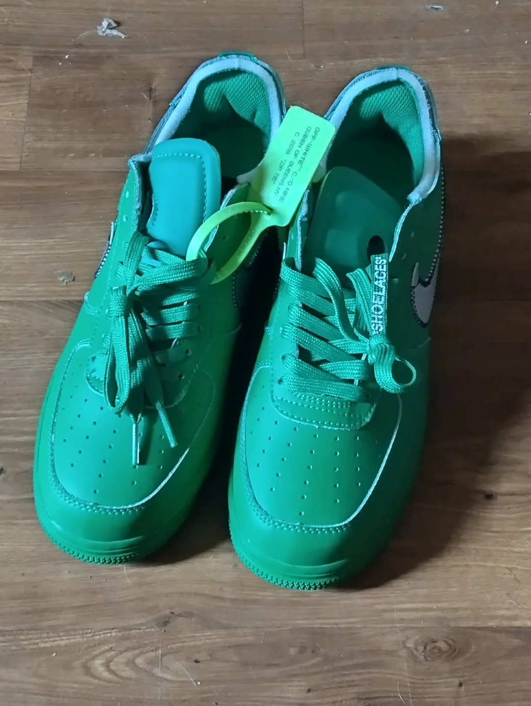 Nike Air Force 1 "The Ten" Off-White Green - photo 2
