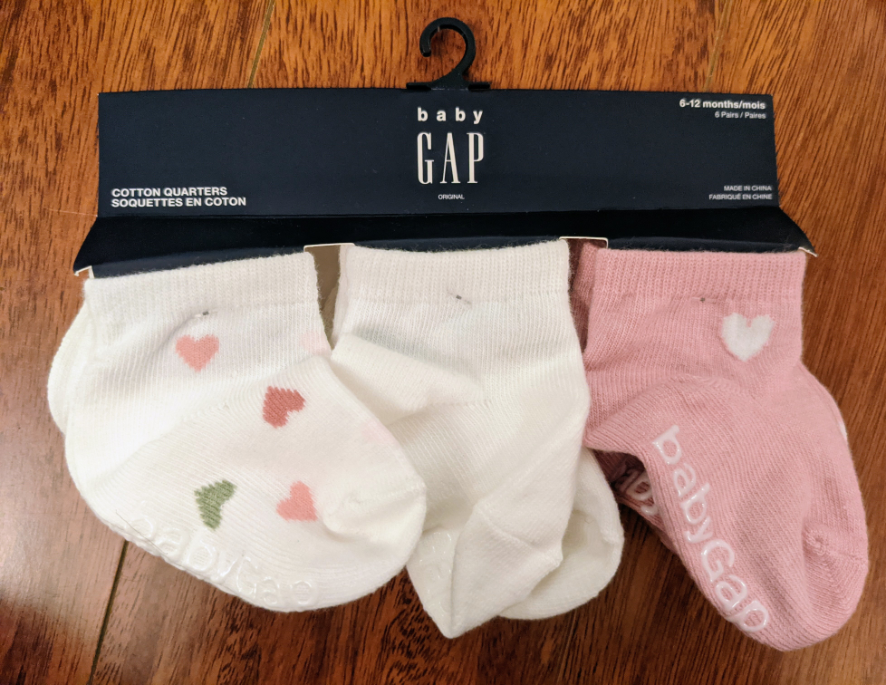 Baby Gap Socks (6-12 Months) - 3 Pairs