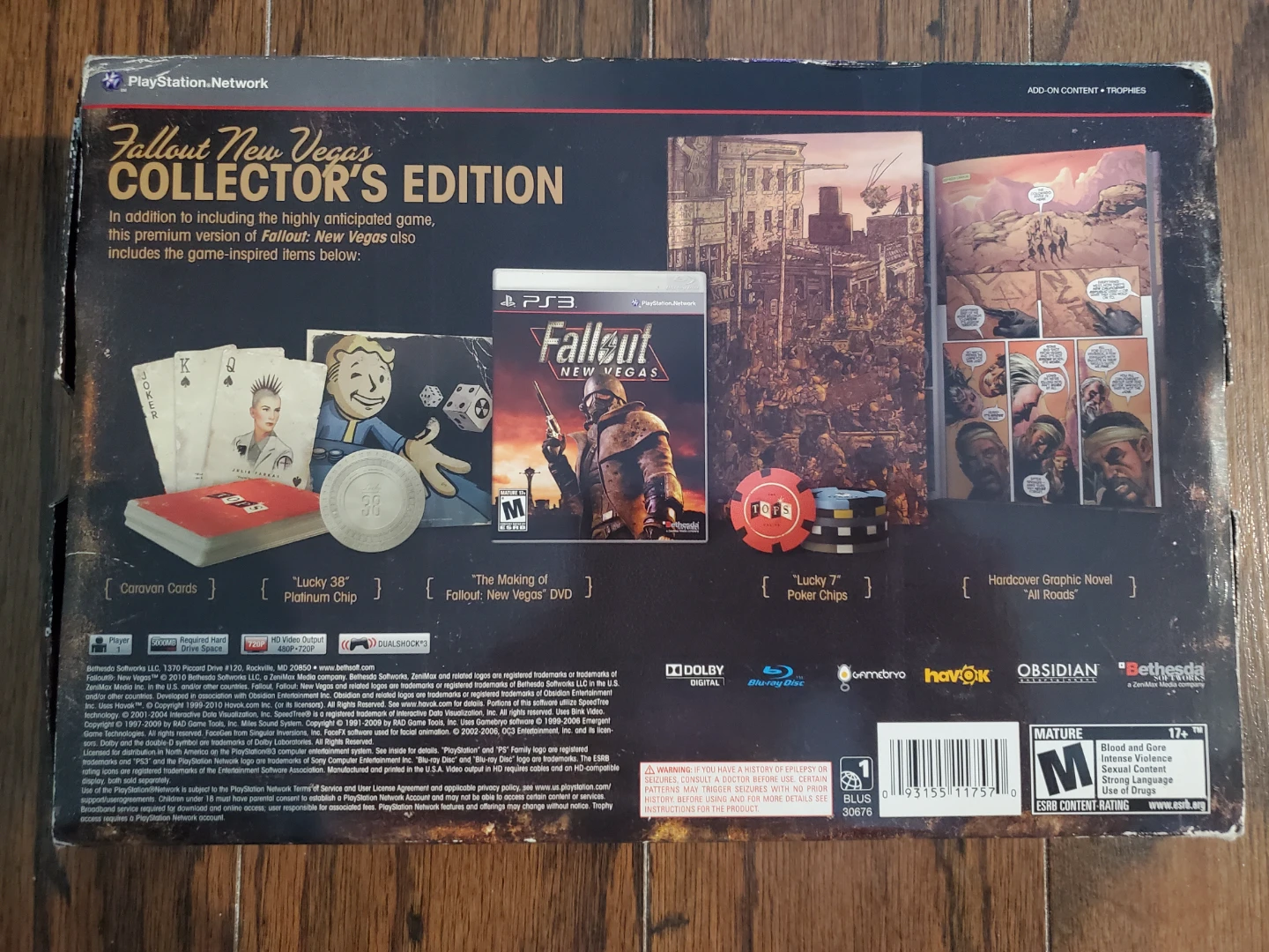 Fallout New Vegas Collector's Edition for PS3 Complete in box - photo 2