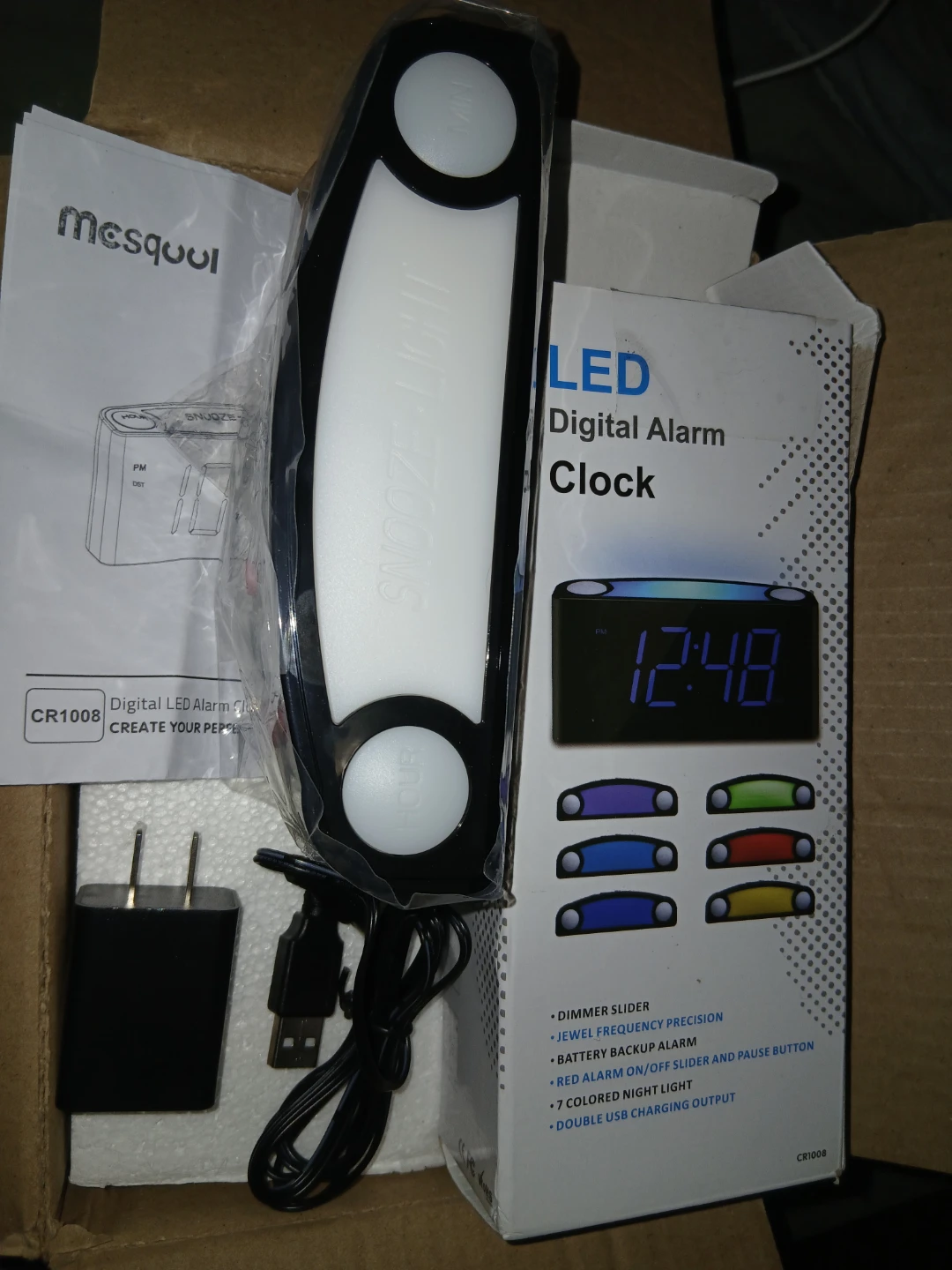 LED Digital Alarm Clock - photo 3