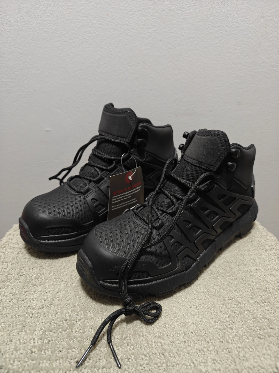 Wolverine Rev Vent UltraSpring Men's Size 7 Black Work Shoes - photo 2