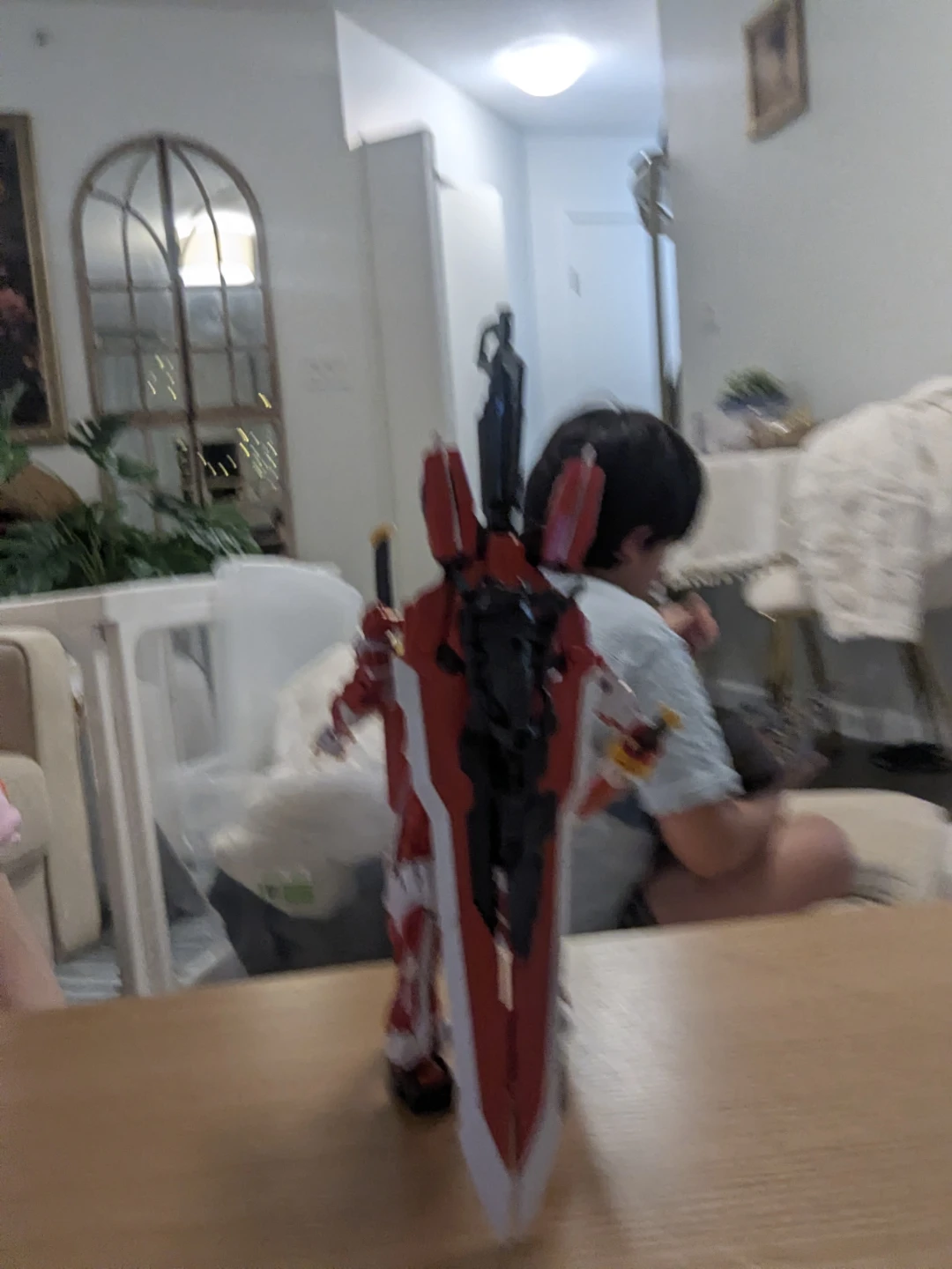 Red and White Gundam Model Kit - photo 5
