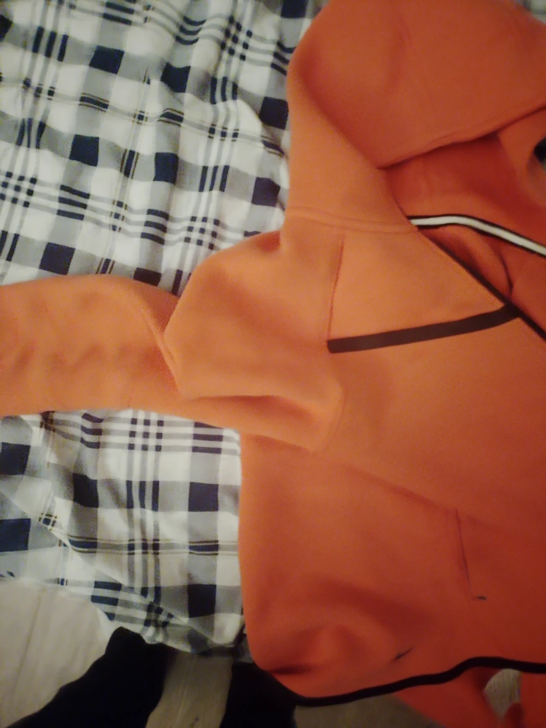 Nike Tech Fleece Full-Zip Hoodie Orange - photo 3