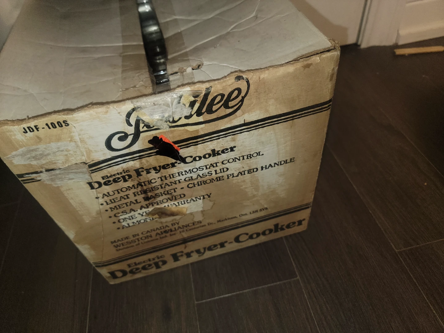 Jubilee Electric Deep Fryer-Cooker JDF-100S