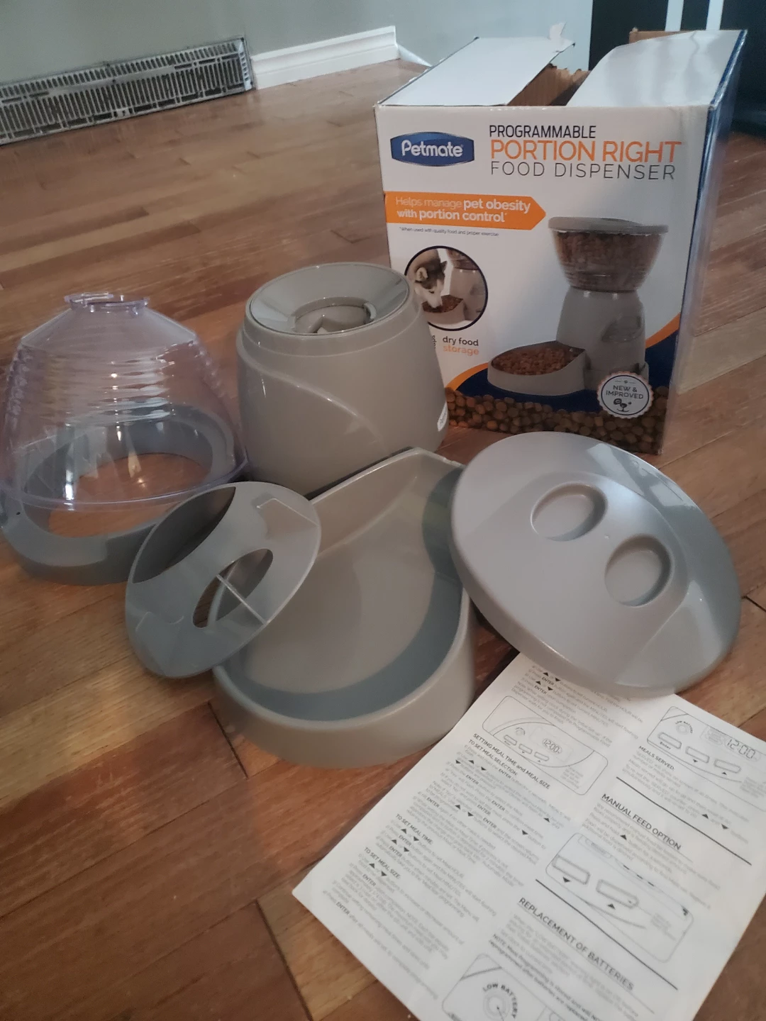 Petmate Programmable Portion Right Food Dispenser