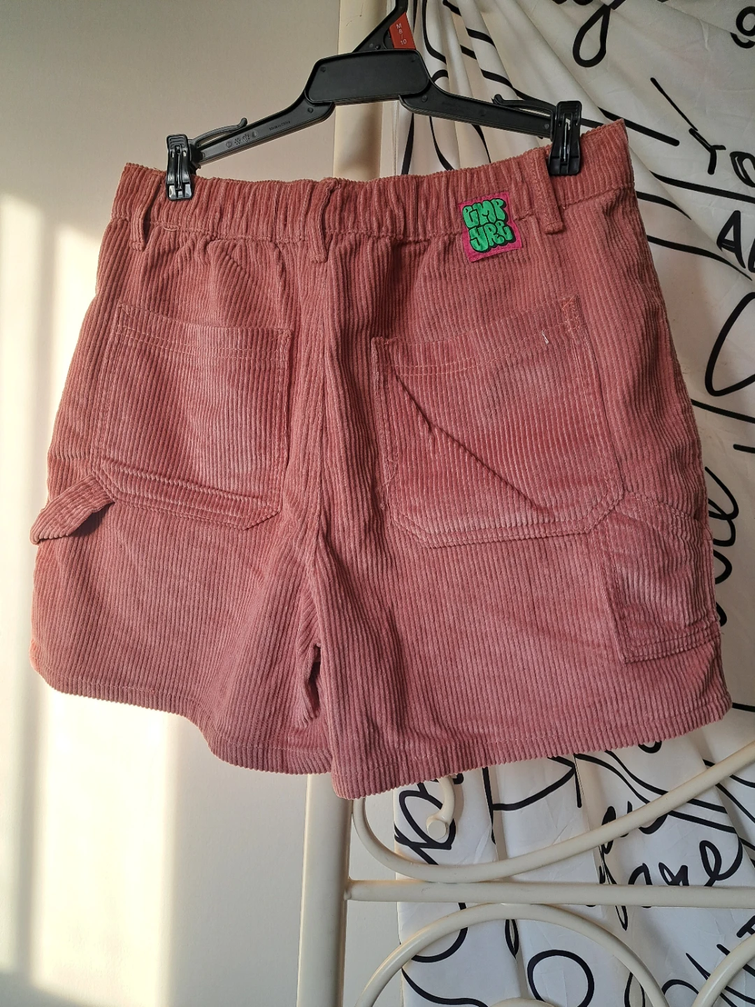 EMPYRE Girlfriend Collective Pink Corduroy Shorts - photo 3