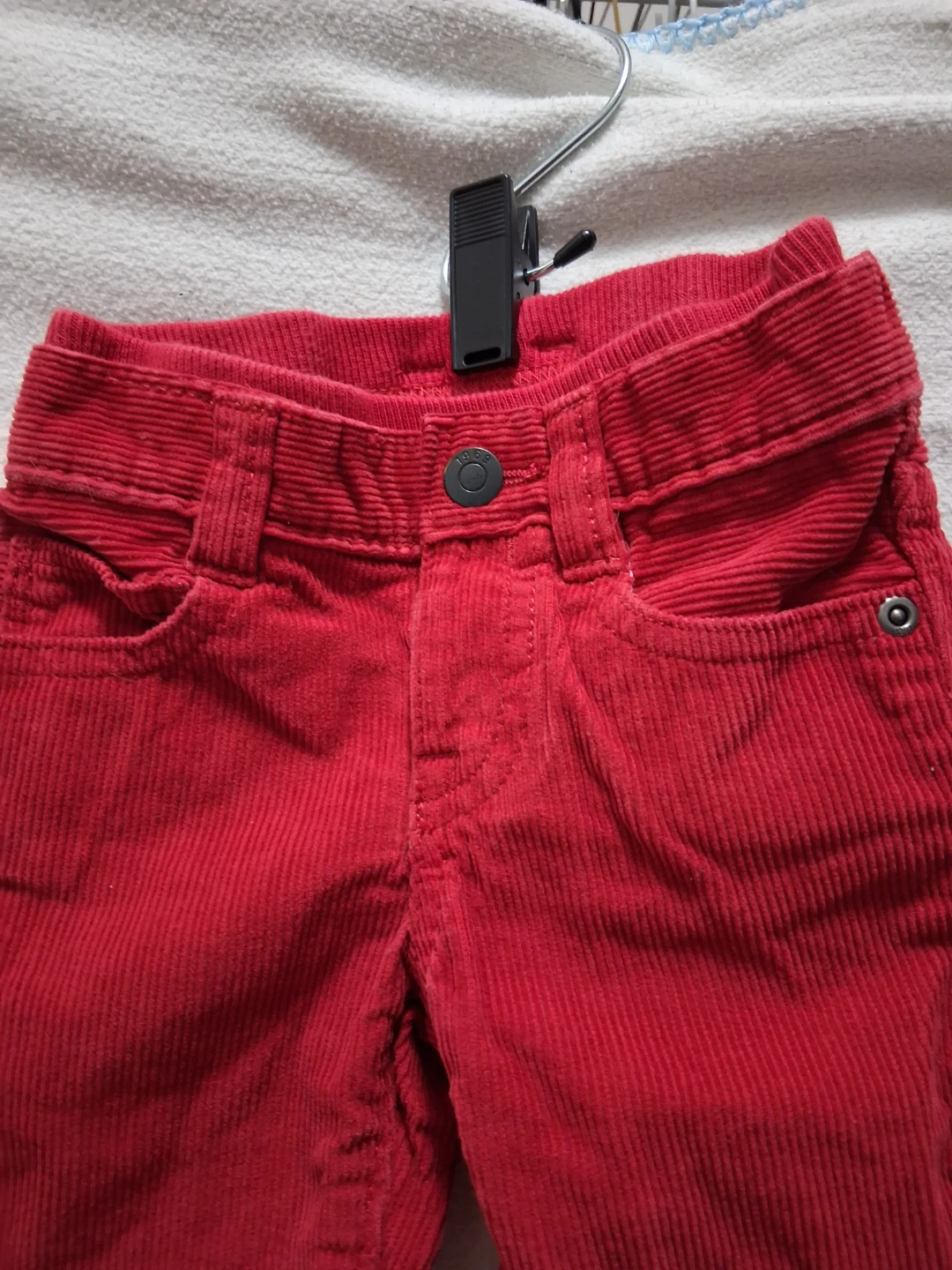 6-12 Months babyGap Red Corduroy Pants - 6-12 Months - photo 3