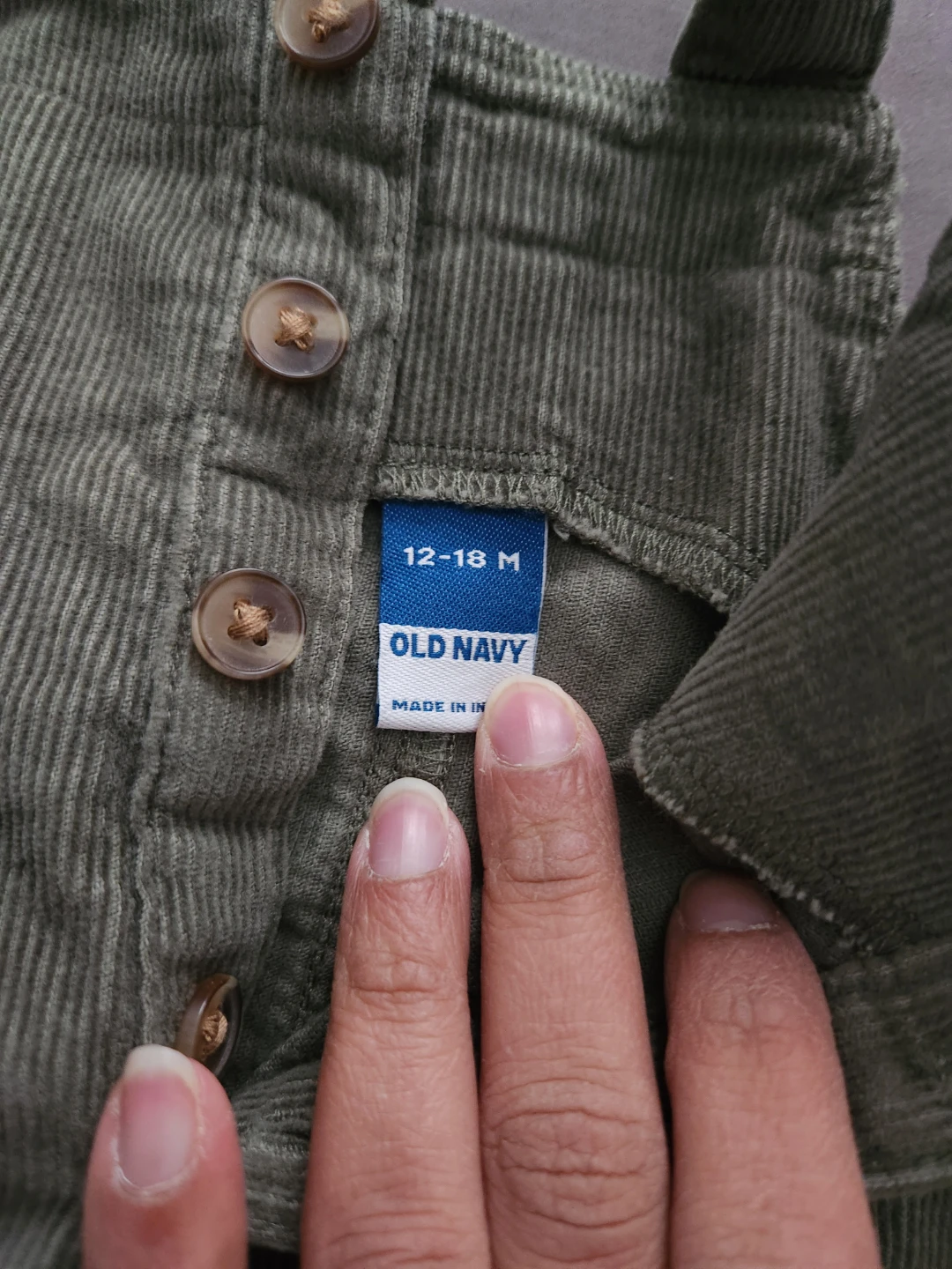 New Old Navy Corduroy Overalls - 12-18 Months - photo 4