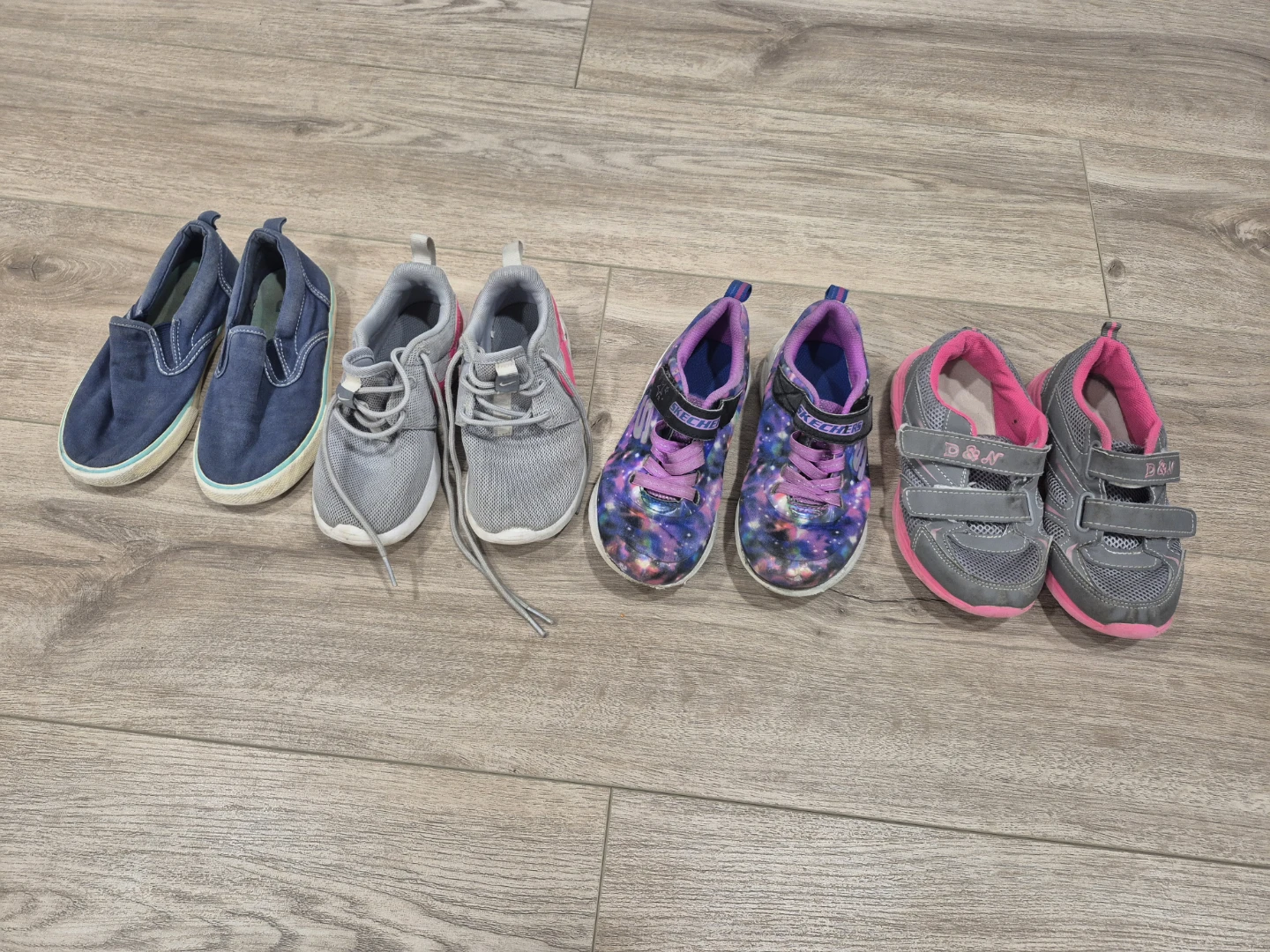 4x Size 12 Girls Shoes