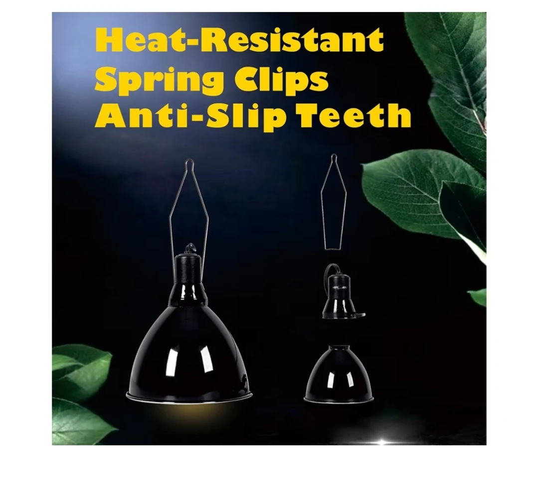 Mounting Spring Clips for Reptile Habitat Lighting Domes (2 Pack - photo 4