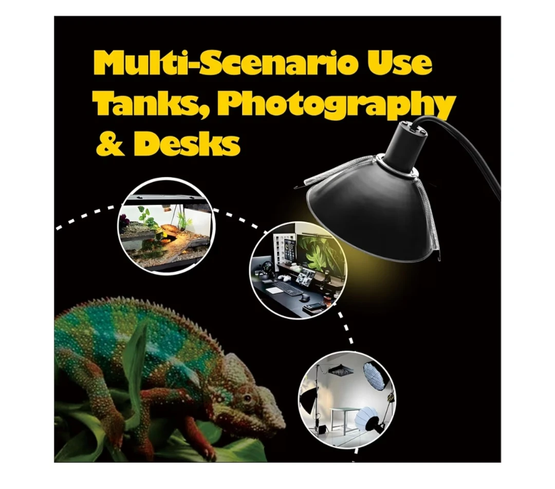 Mounting Spring Clips for Reptile Habitat Lighting Domes (2 Pack - photo 5
