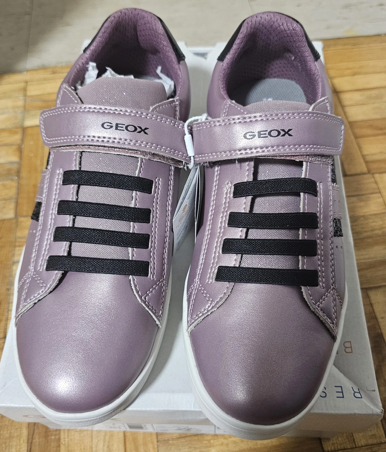 GEOX Respira Girls’ Sneakers – Purple – Brand New!