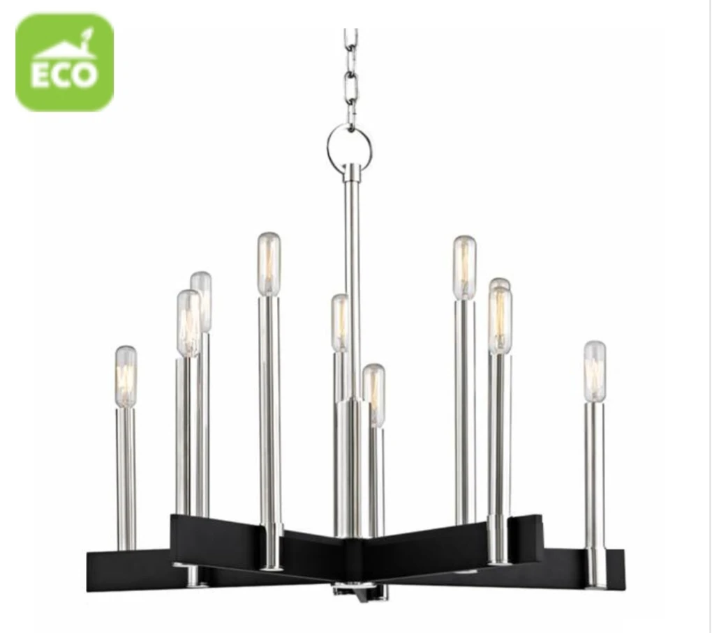 SAVE $110 💰: 🆕️ "Ivanna" 10-Light Chandelier - Satin Nickel - photo 2